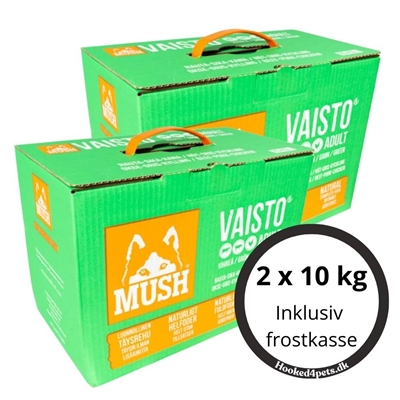 MUSH Barf Frossen Råfoder Vaisto Grøn 20 Kg